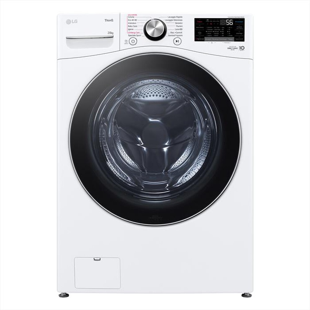 "LG - Lavatrice AI DD F0P3020TSWC XL 20kg Classe B-Bianco"