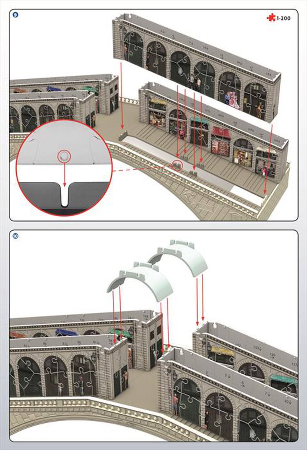 "RAVENSBURGER - PONTE DI RIALTO BUILDING PUZZLE 3D"
