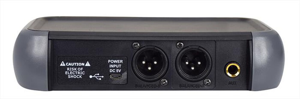 "KARMA - Doppio radiomicrofono palmare SET 8202-Nero"