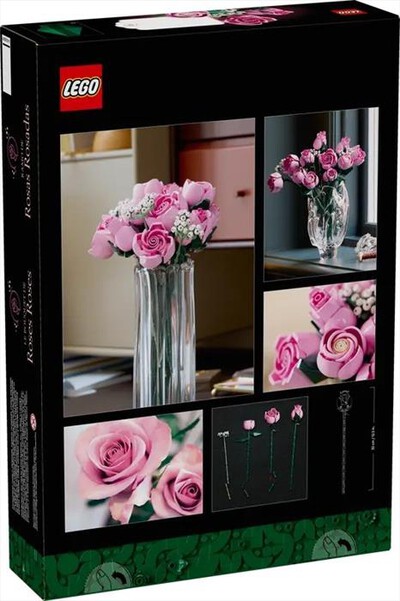 LEGO - BOTANICALS Bouquet di rose rosa - 10374-Multicolore