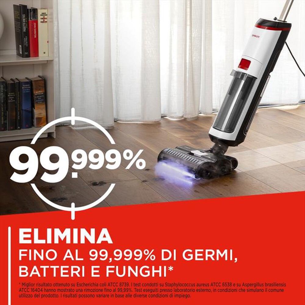 Immagine del prodotto POLTI - Lavapavimenti ROLLYSTEAM WD10-bianco/nero