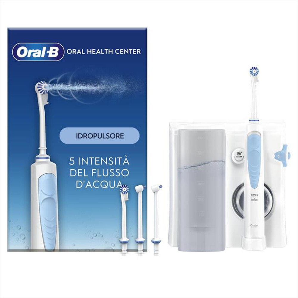 "ORAL-B - Idropulsore HEALTH CENTER-Bianco"