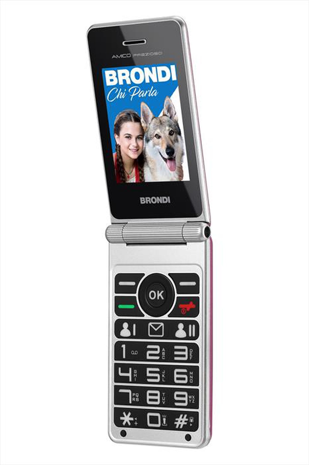Immagine del prodotto BRONDI - Cellulare per anziani AMICO PREZIOSO-VIOLET