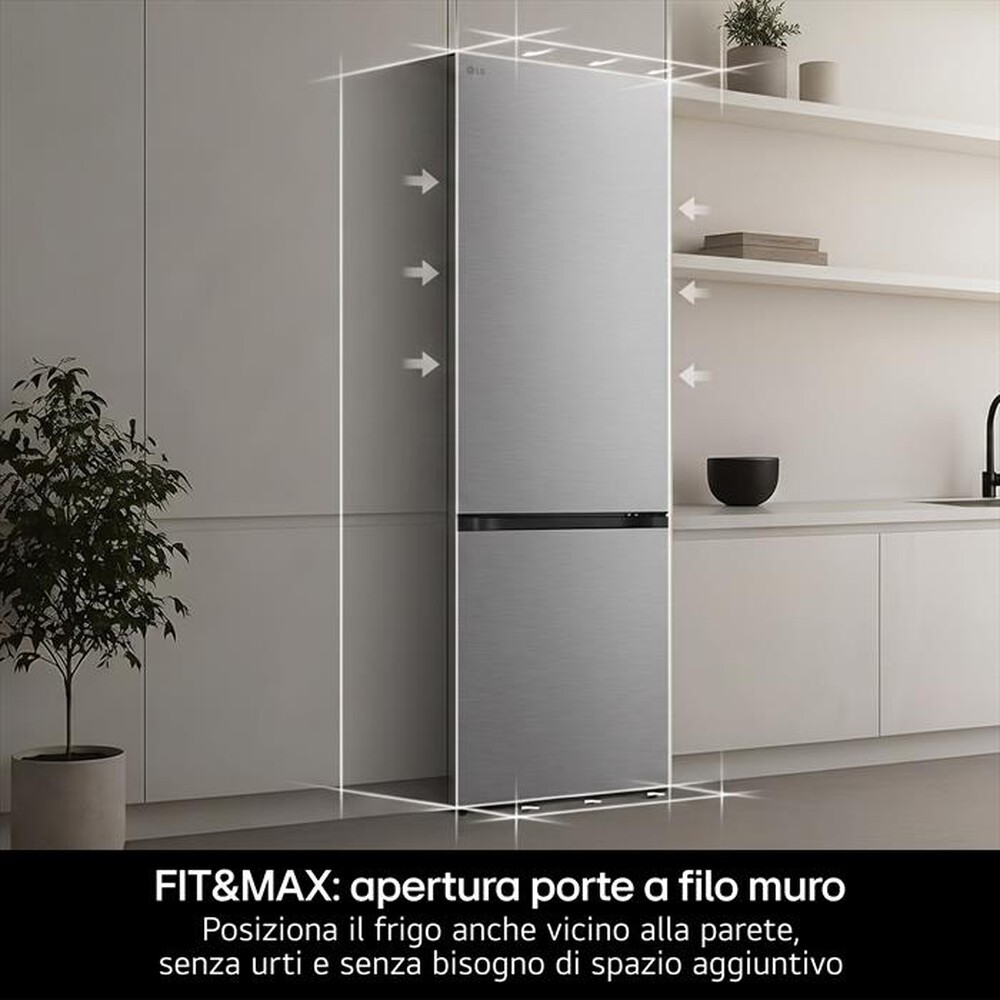 Immagine del prodotto LG - Frigorifero combinato GBBS322CPY Classe C 375lt-Argento