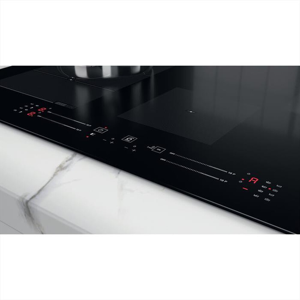 "WHIRLPOOL - Piano induzione WF S0377 NE/IXL HOB WP 77 cm-Nero"