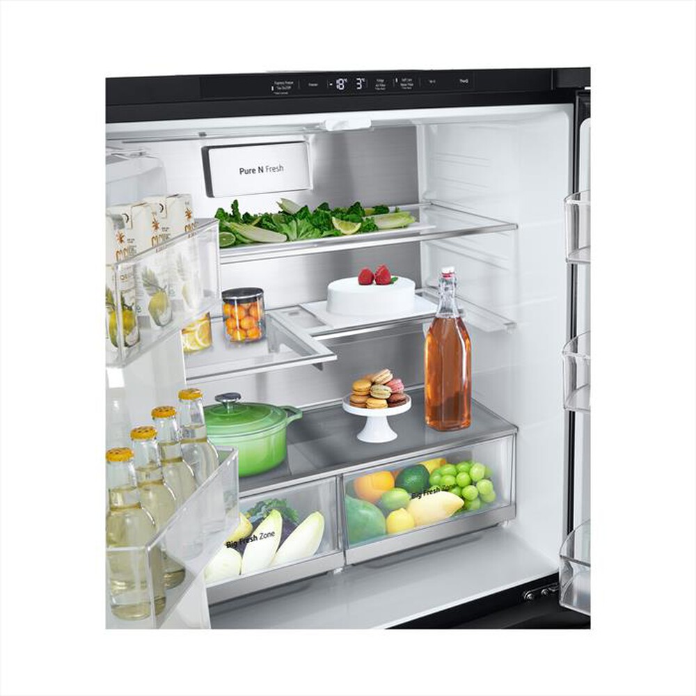 "LG - Frigorifero 4 porte GMG860EPBE Classe E 508L-Black"