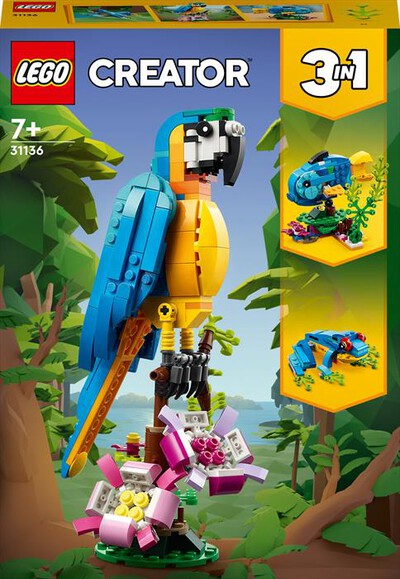 LEGO - CREATOR Pappagallo esotico 31136
