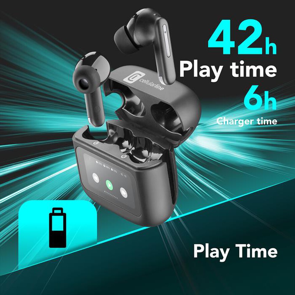Immagine del prodotto CELLULARLINE - Auricolare bluetooth HUSH-Nero