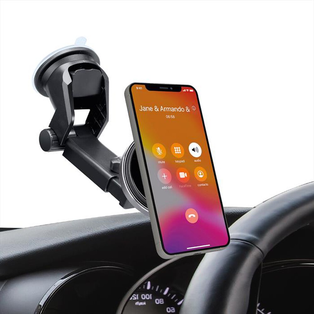 "SBS - Supporto auto wireless TESUPMAGEXTWIR15W-Nero"