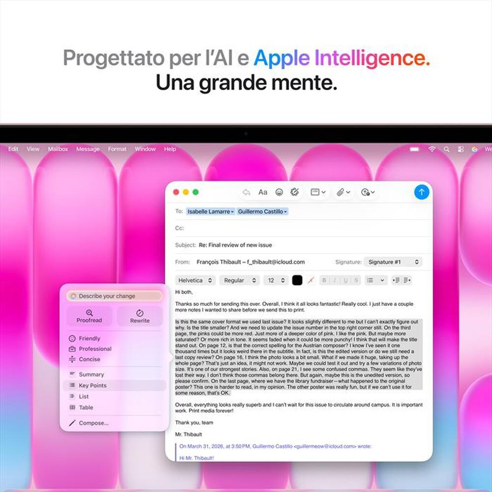 Immagine del prodotto APPLE - MacBook Neo 13" A18 Pro Core 6 CPU 5 GPU 8GB 512GB-Rosa pastello