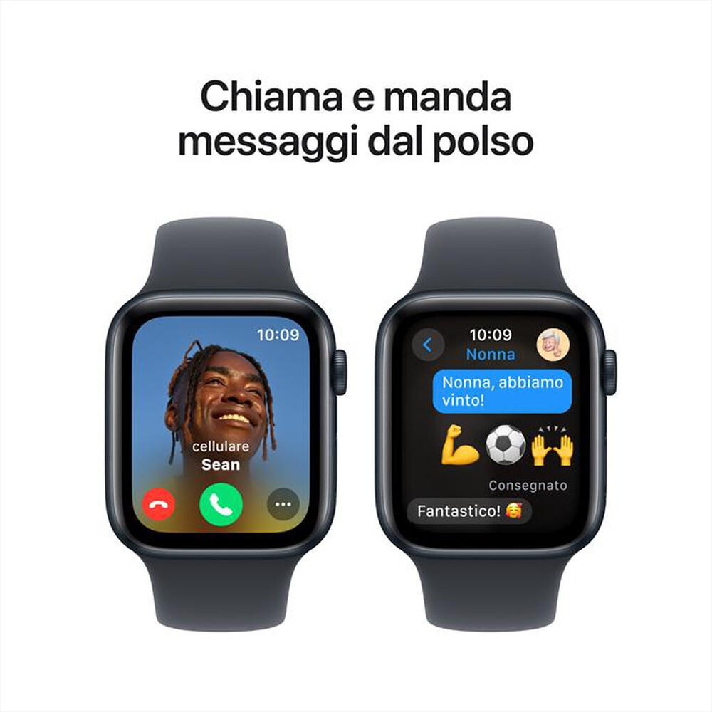 "APPLE - Watch SE GPS 44mm Cassa Alluminio-Midnight Sport Band Midnight S"
