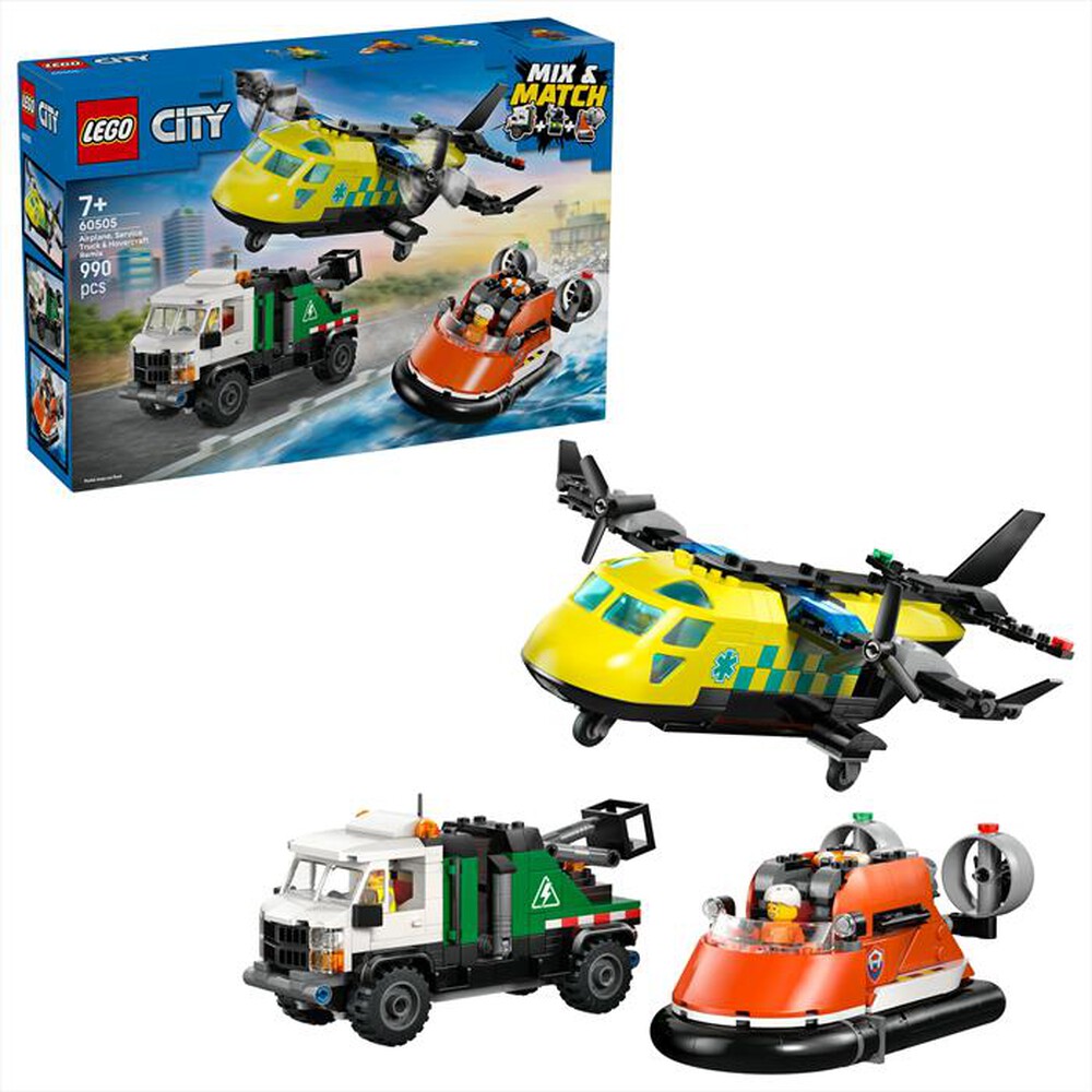 Immagine del prodotto LEGO - CITY Remix aereo, camion di servizio - 60505
