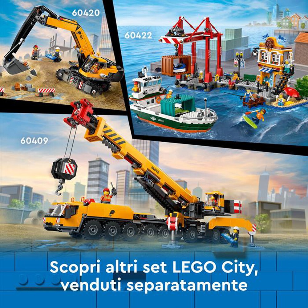 Immagine del prodotto LEGO - CITY Autogrù e officina auto sportive 60435