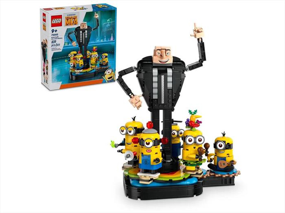 "LEGO - Gru e Minions in mattoncini - 75582-Multicolore"