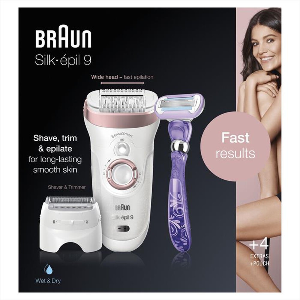 Immagine del prodotto BRAUN - Silk-&eacute;pil 9 9-870-Bianco/Oro rosa