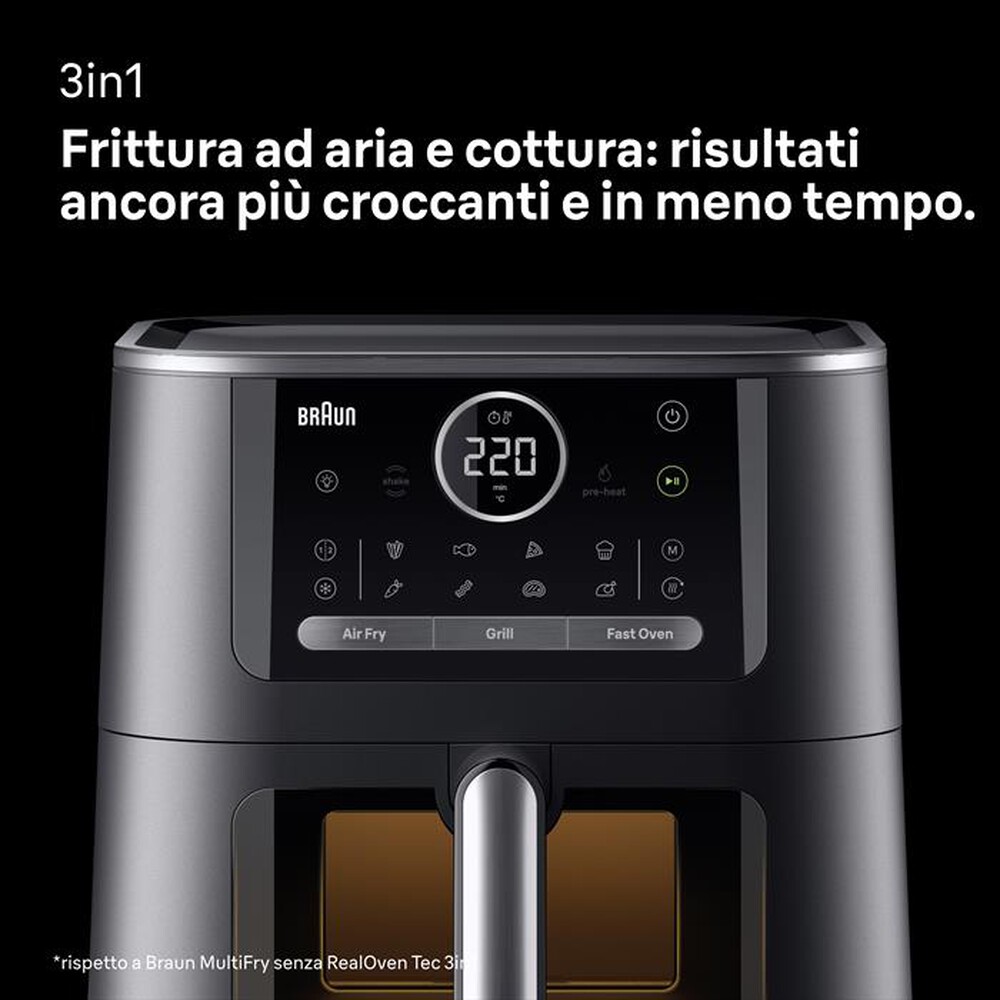 Immagine del prodotto BRAUN - Friggitrice ad aria HF7076BK-BLACK