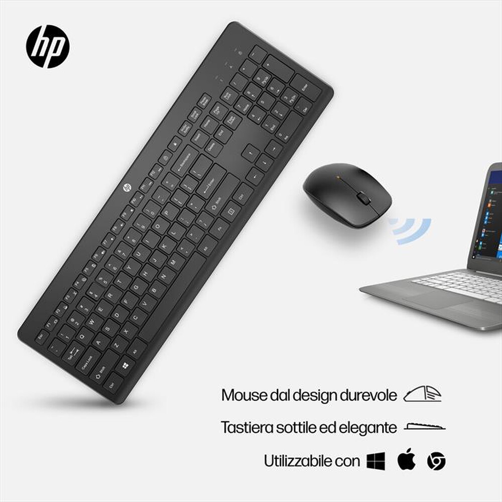 Immagine del prodotto HP - COMBO TASTIERA E MOUSE HP 230-Nero
