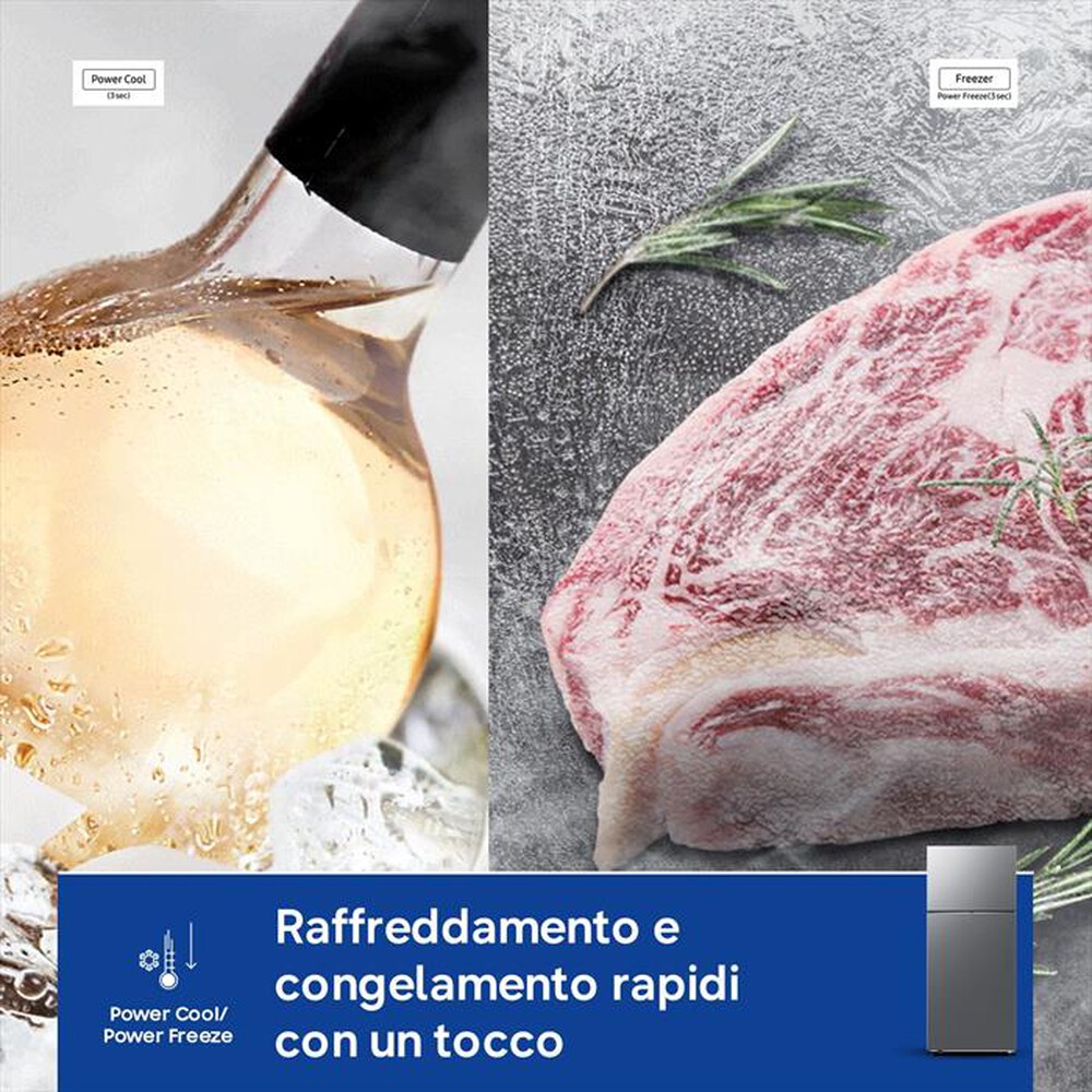 Immagine del prodotto SAMSUNG - Frigorifero 2 porte RT53DG7A14S9EF Classe E 530 lt-Metal Inox