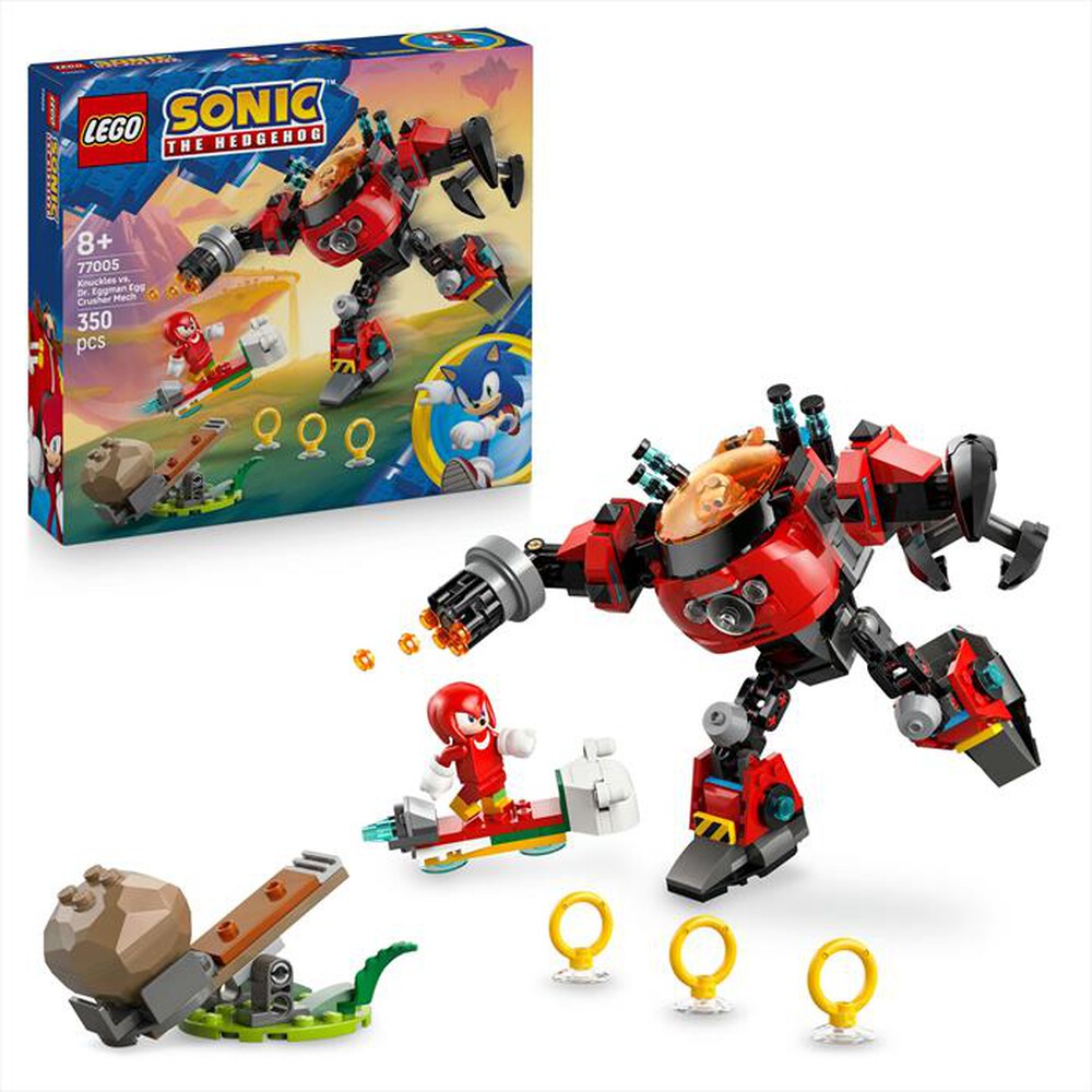 Immagine del prodotto LEGO - SONIC Knuckles Mech Egg Crusher Dr. Eggman 77005