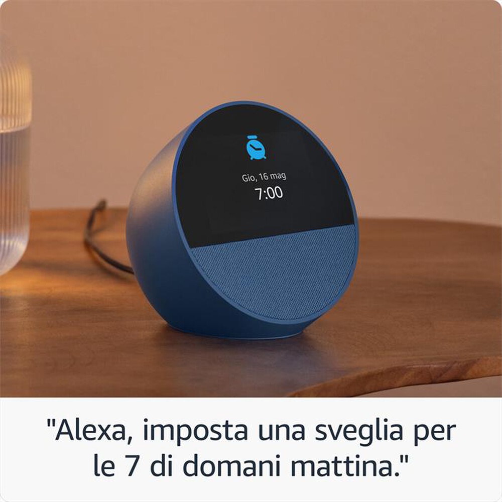 "AMAZON - NUOVO AMAZON ECHO SPOT (MODELLO 2024)-Nero"