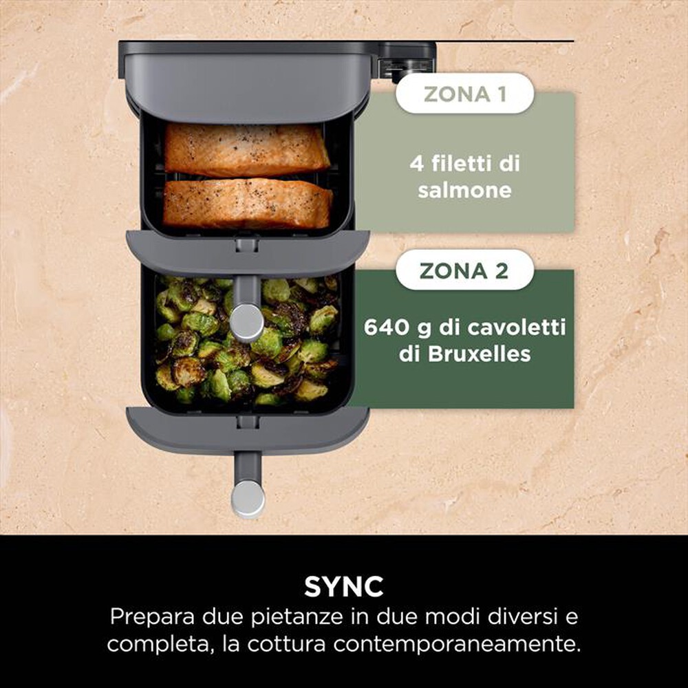 "NINJA - FRIGGITRICE AD ARIA 9,5 LT SL400EU-Grigio"
