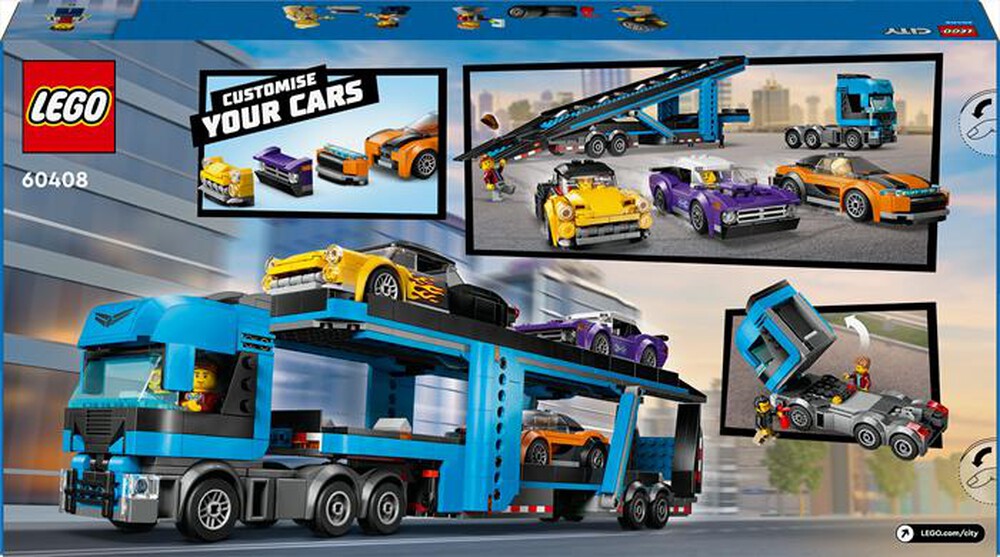 Immagine del prodotto LEGO - CITY Camion trasportatore con auto sportive 60408