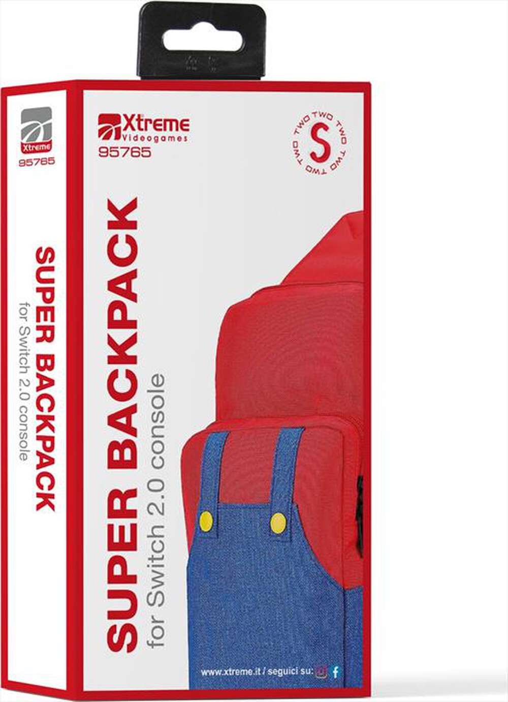 Immagine del prodotto XTREME - ZAINO PER TRASPORTO SWITCH 2 95765-ROSSO BLU