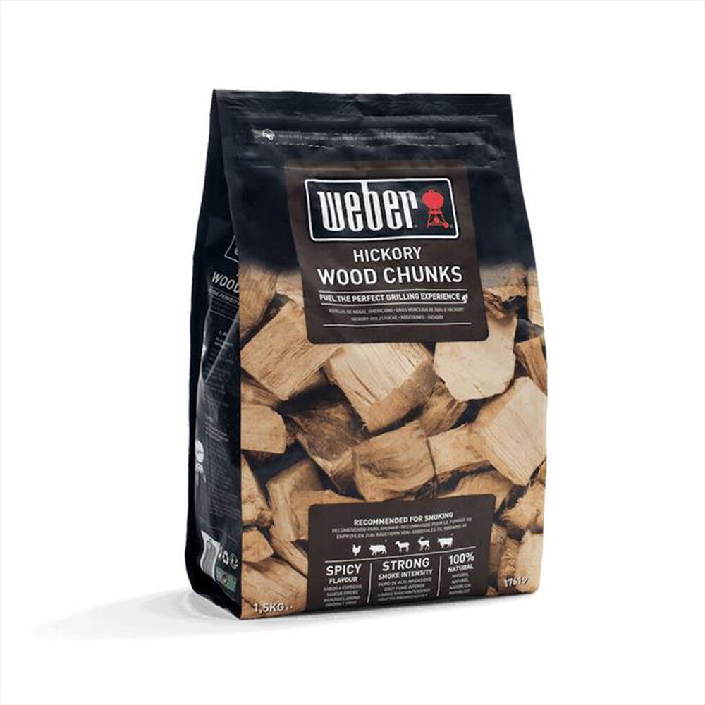 Immagine del prodotto WEBER - GRANDI PEZZI DI LEGNA DA AFFUMICATURA - HICKORY-Legno