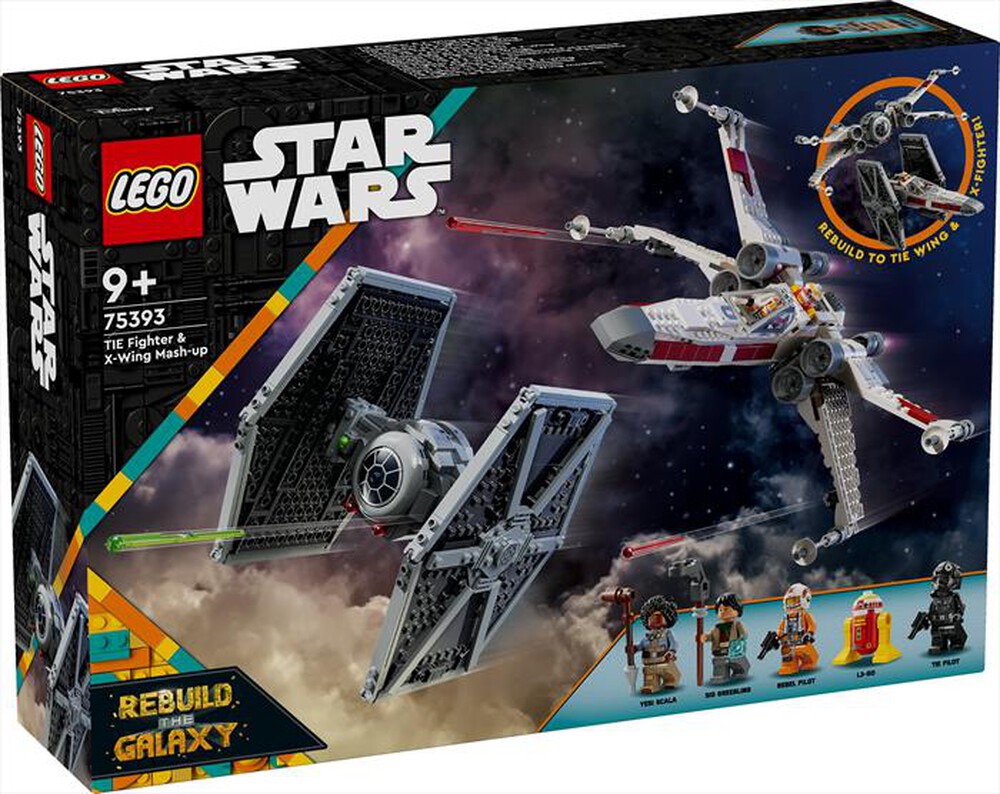 Immagine del prodotto LEGO - STAR WARS Mash-up TIE Fighter e X-Wing 75393