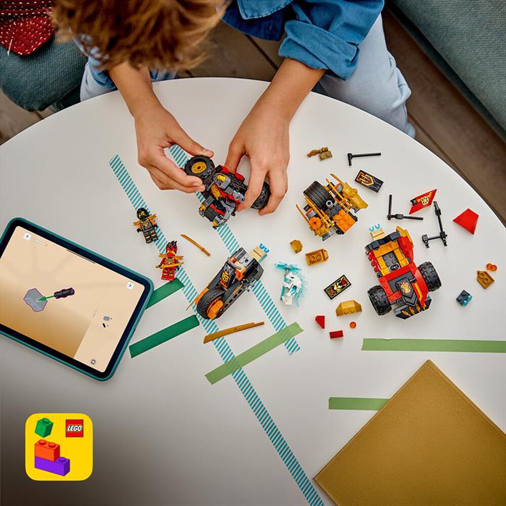 Immagine del prodotto LEGO - Veicoli combinati di Kai e Cole - 71864