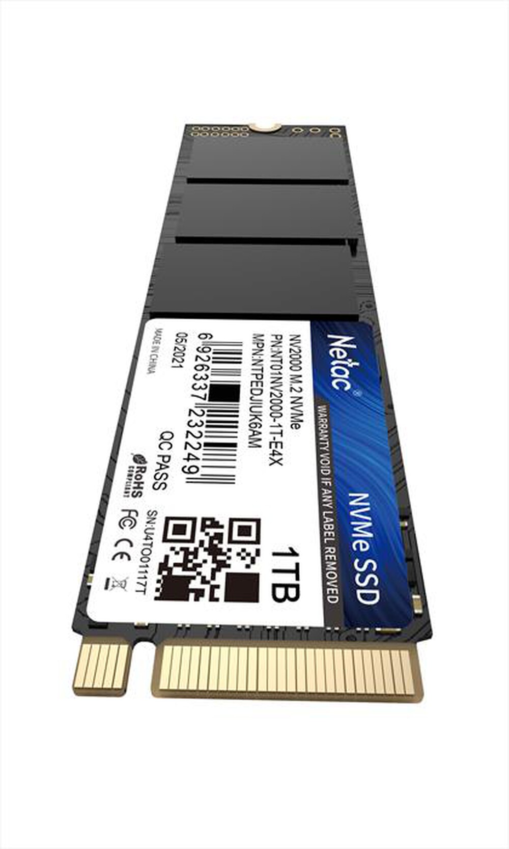 "NETAC - SSD M.2 2280 NVME NV2000 1TB-NERO"