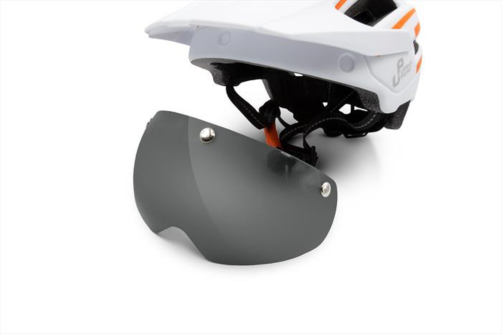 "URBAN PRIME - Casco ENERGY - L-Bianco e arancione"