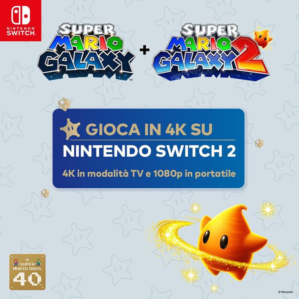 Immagine del prodotto NINTENDO - SUPER MARIO GALAXY + SUPER MARIO GALAXY 2