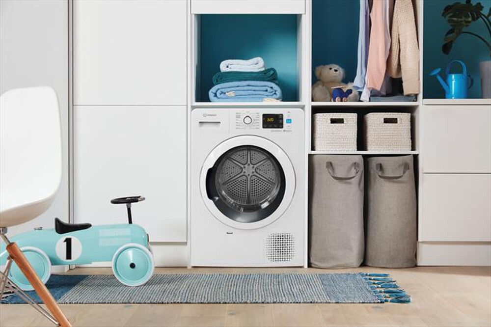 Immagine del prodotto INDESIT - Asciugatrice PUSH&GO YTN M11 83K RX IT 8 Kg-Bianco