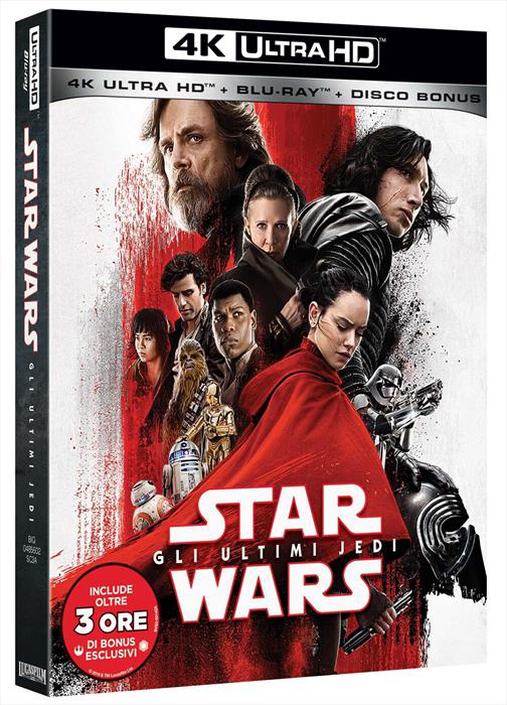 "WALT DISNEY - Star Wars - Gli Ultimi Jedi (4K Ultra Hd+2 Blu-R"