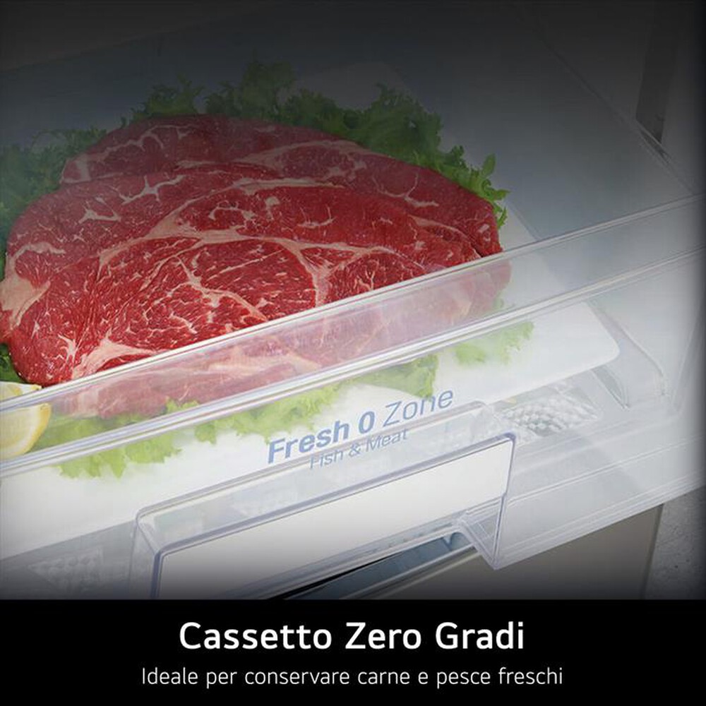 Immagine del prodotto LG - Frigorifero 2 porte GTBV44PYBKD Classe E 461L-Argento