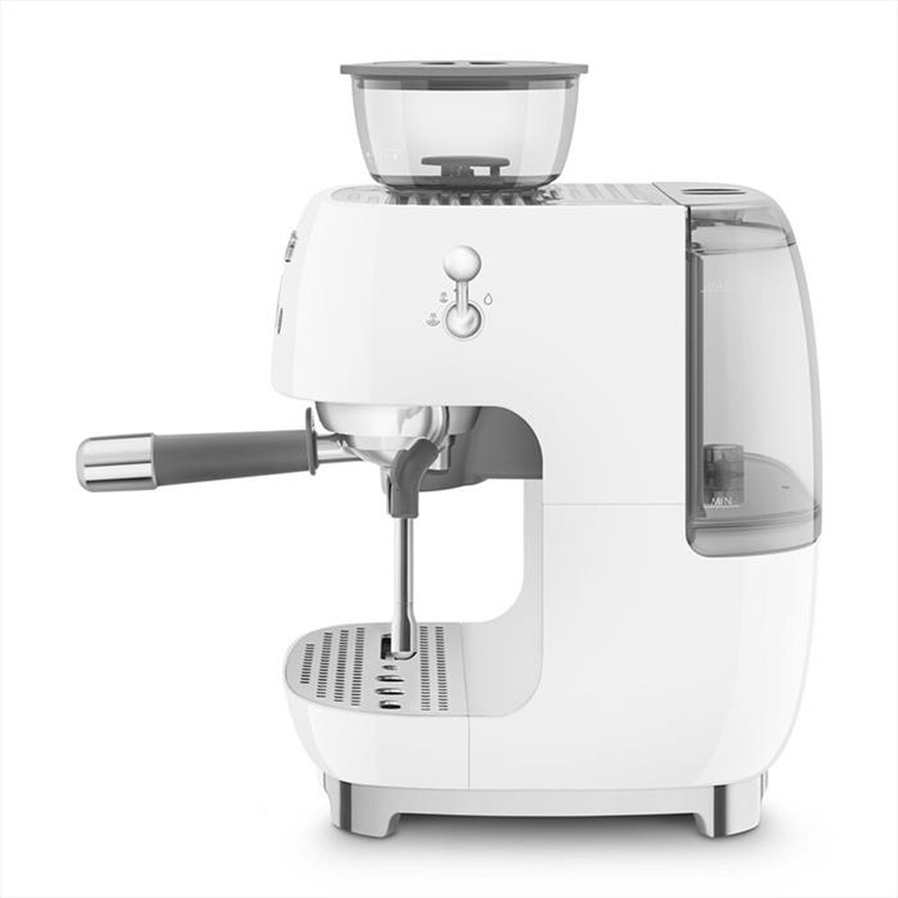 "SMEG - Macchina Caffè Espresso e macinacaffè EGF03WHEU-Bianco"