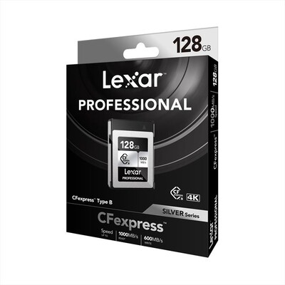 LEXAR - CF EXPRESS PRO 128GB TIPO B-Silver