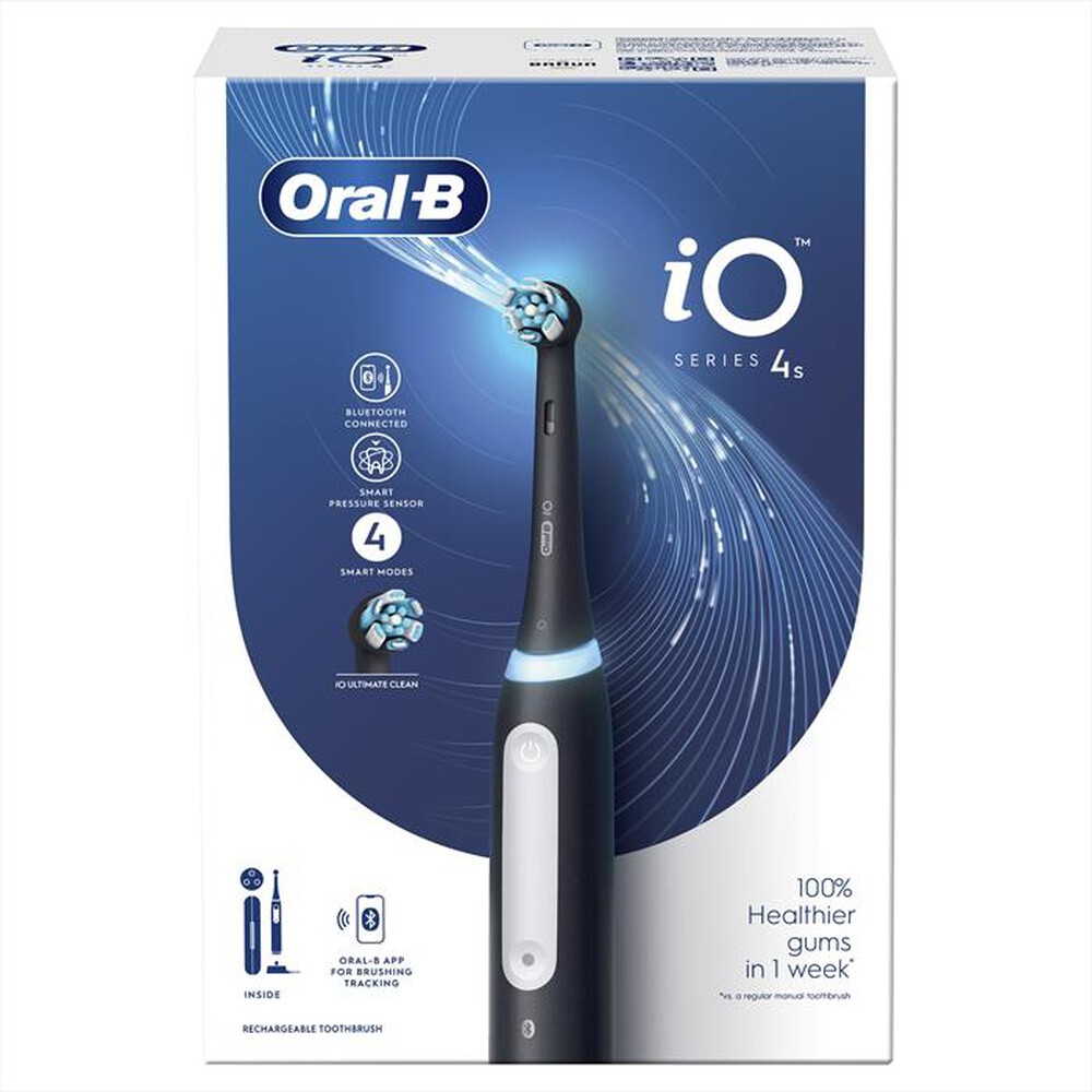 "ORAL-B - Spazzolino Elettrico Ricaricabile IO 4S-Nero"