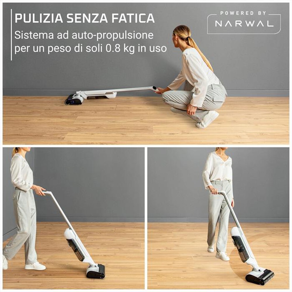 Immagine del prodotto ROWENTA - Lavapavimenti senza fili GZ7035WO-Bianco/Argento