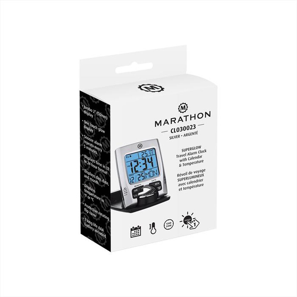 "MARATHON - CL030023-Silver e Nero"