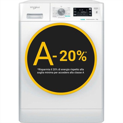 WHIRLPOOL - Lavatrice FFB 848 BSV IT 8 Kg Classe A-Bianco