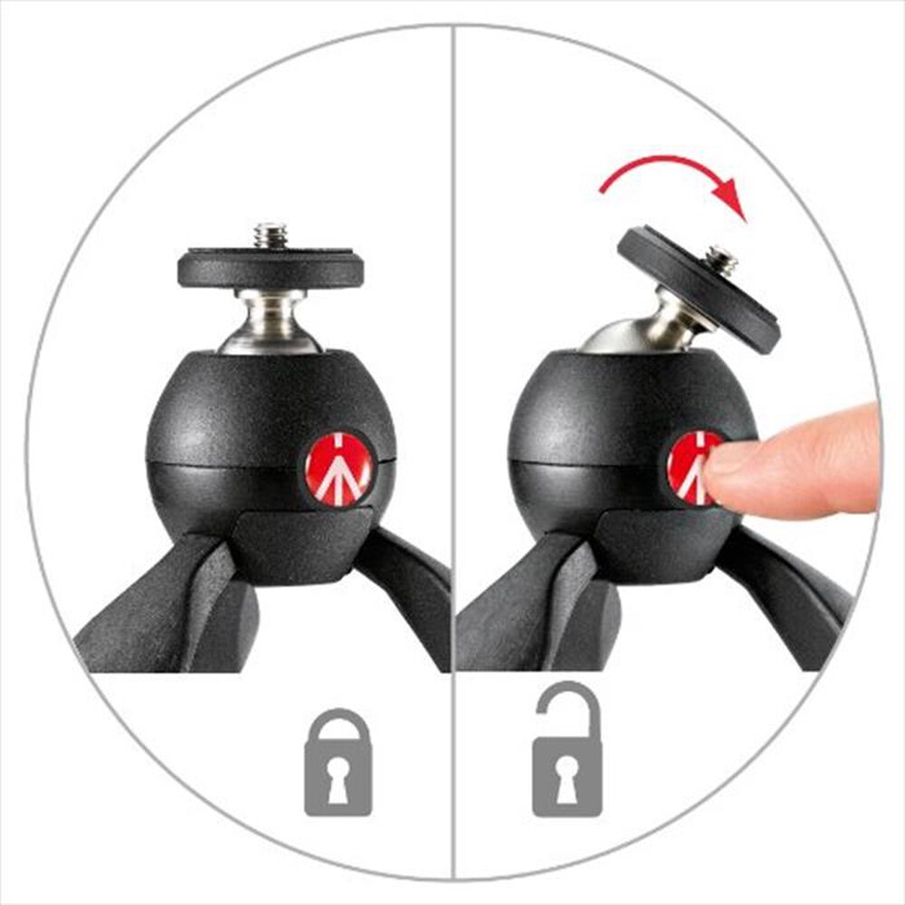 "MANFROTTO - Pixi (Mini Treppiede)-Nero"