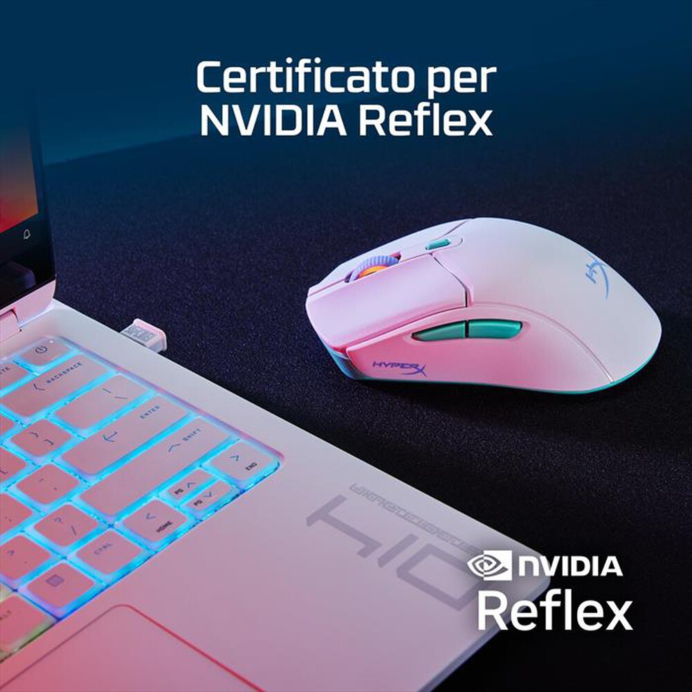 "HYPERX - Mouse PULSEFIRE HASTE 2 CORE-Bianco"