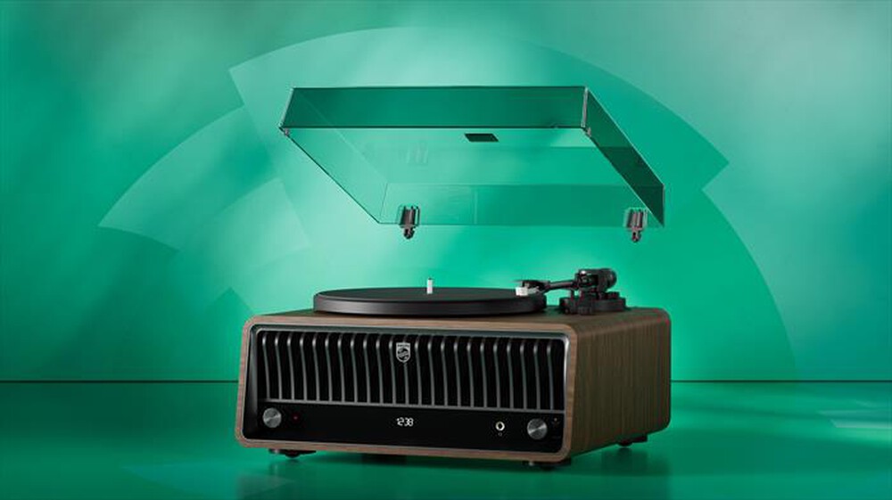 Immagine del prodotto PHILIPS - Giradischi a cinghia 2 velocit&agrave; R&eacute;tro TAV9000D/10-Brown