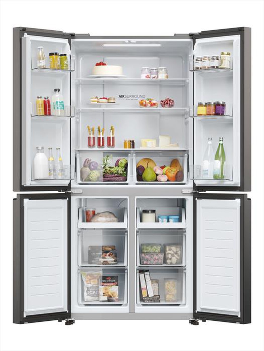Immagine del prodotto HAIER - Frigorifero multidoor HCR3818ENMD Classe E 467 lt-Grigio