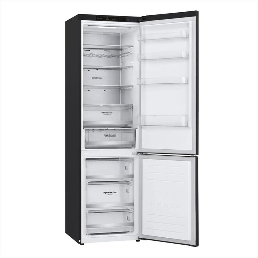 "LG - Frigorifero combinato GBB72MCVGN Classe D 384L-Nero"