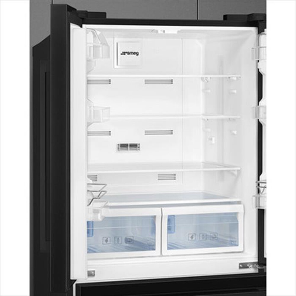 "SMEG - Frigorifero 3 e più porte FQ55FNDF Classe F 605lt-Nero"