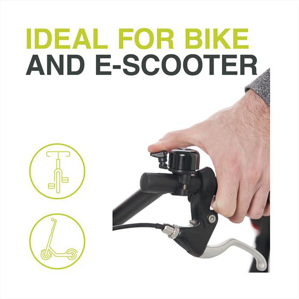 Immagine del prodotto CELLULARLINE - Campanello per bici e monopattino NEWMBELL1K-Nero