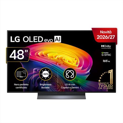 LG - Smart TV OLED 4K 48" EVO AI C6 PRO OLED48C66LB-Charcoal Black